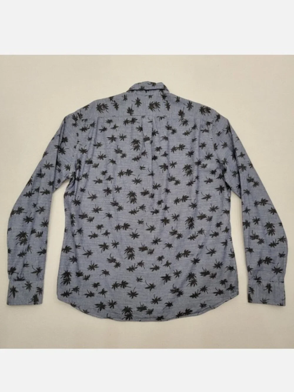 J. Crew Palm Patterned Slim Fit Buttton Down XL